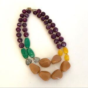 Anthropologie Multicolor Beaded Necklace